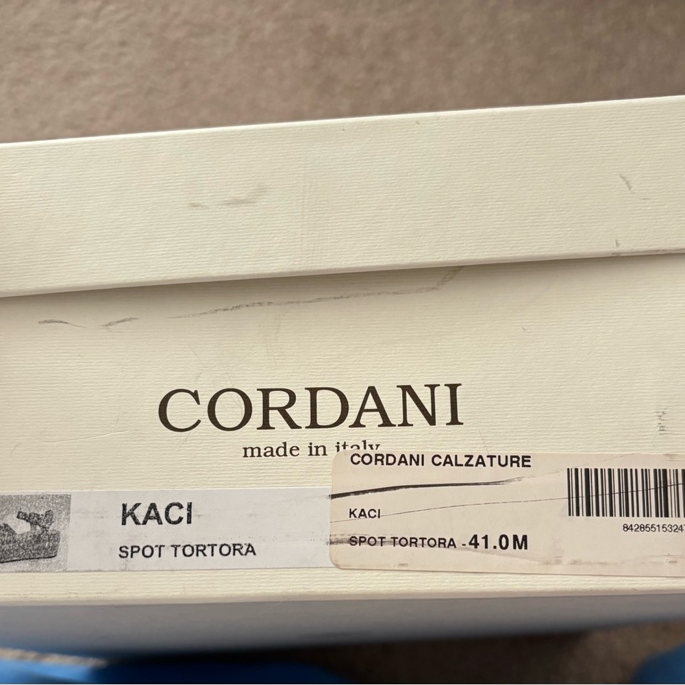 Cordani Dusty Pewter Kaci Platform Wedge Sandals Size 41 (US9.5/10)